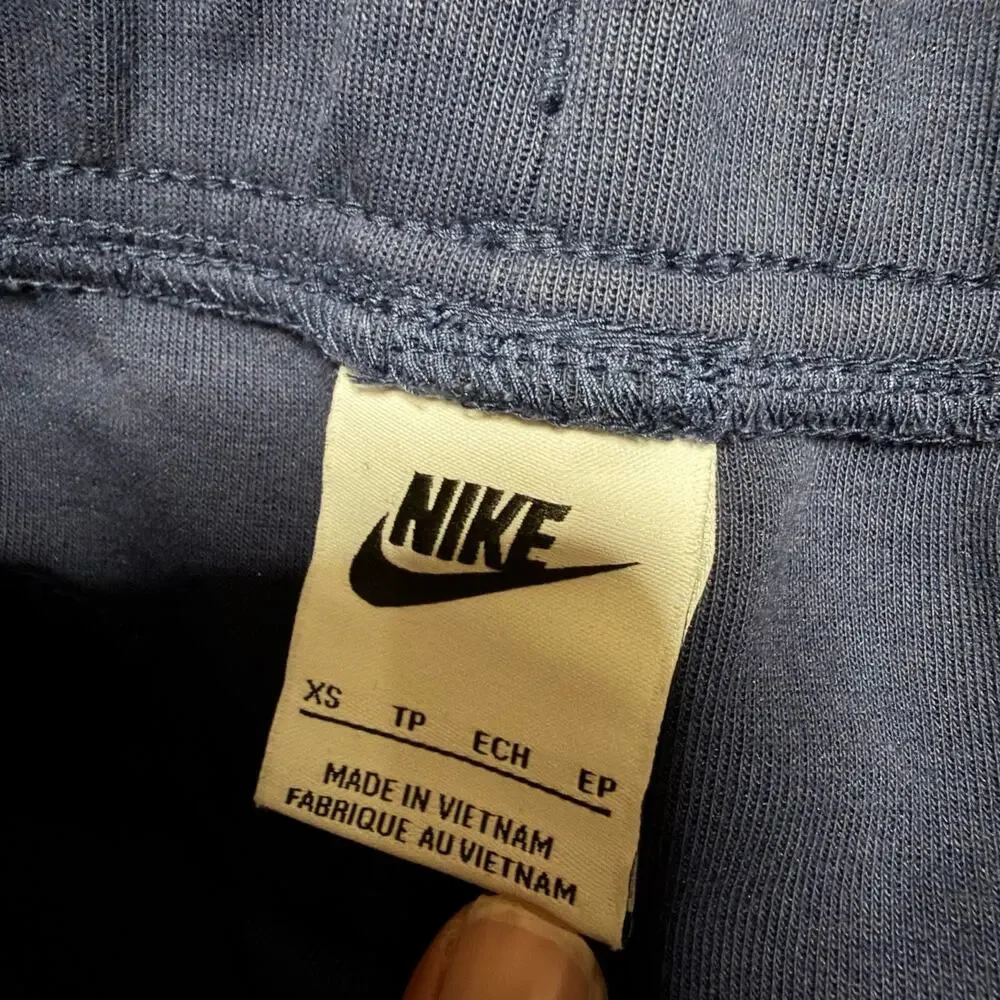 Nike Tech Fleece Joggers Mens XS Blue Tapered Sweatpants CU4495 **